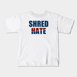 Shred hate x game australian Kids T-Shirt